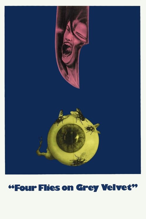 Четыре мухи на сером бархате постер