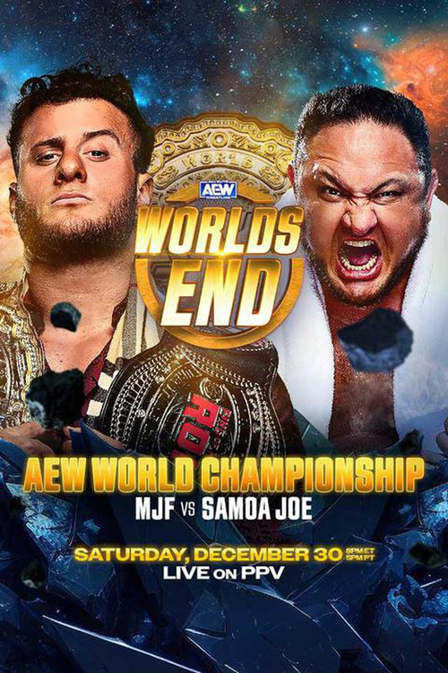 AEW Worlds End 2023 постер