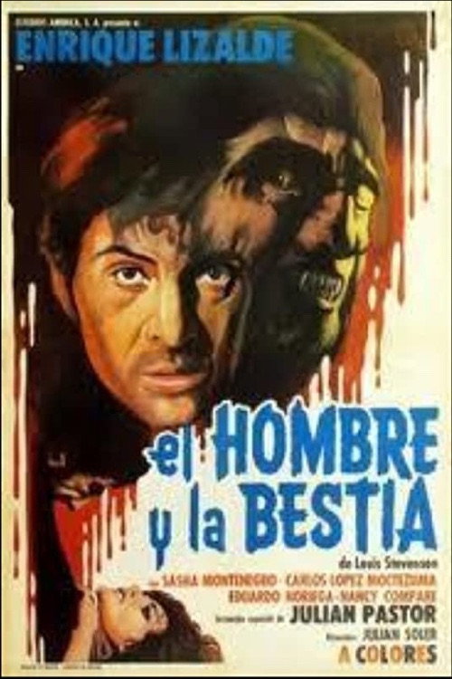 El hombre y la bestia постер