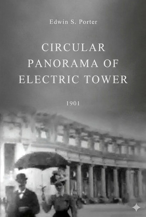 Circular Panorama of Electric Tower постер