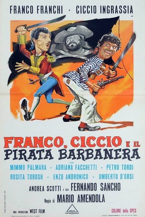 Franco, Ciccio and the Pirate Blackbeard постер
