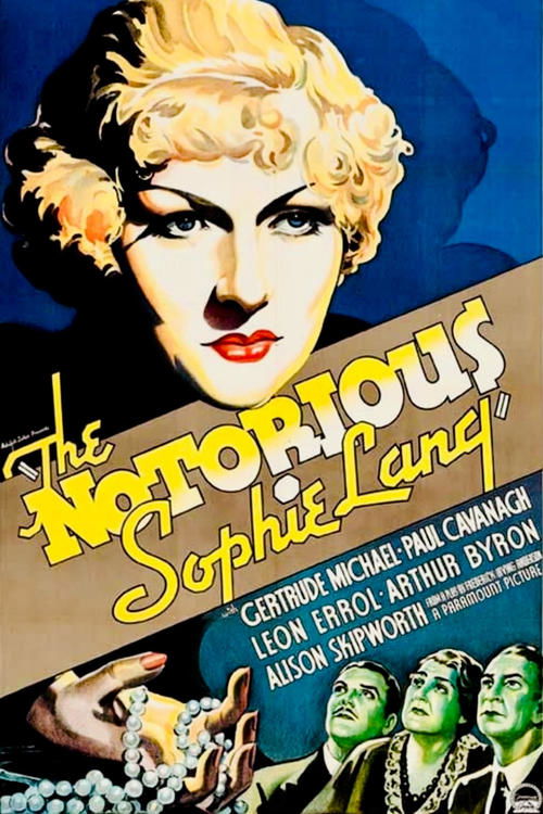 The Notorious Sophie Lang постер