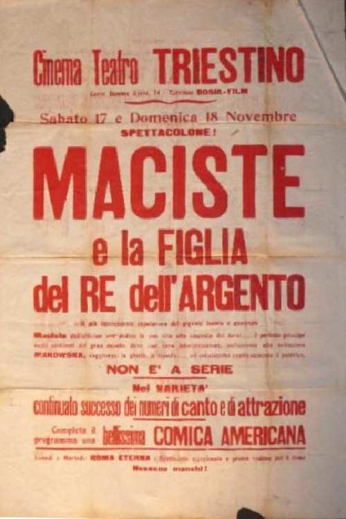 Maciste e la figlia del re dell'argento постер