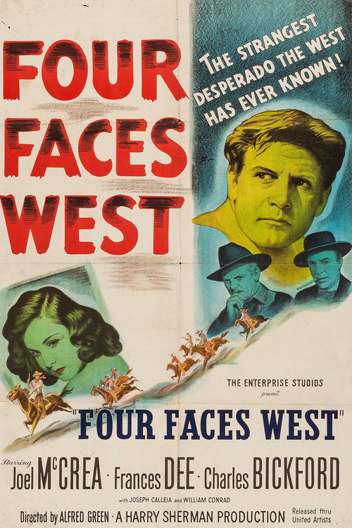 Four Faces West постер