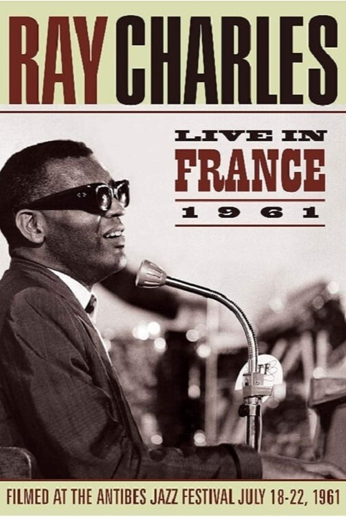 Ray Charles - Live in France 1961 постер