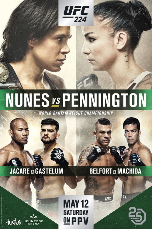 UFC 224: Nunes vs. Pennington постер
