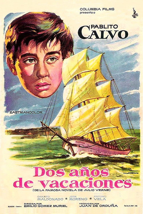 Dos años de vacaciones постер