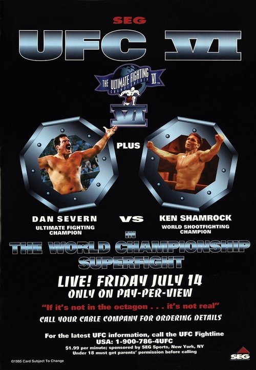 UFC 6: Clash Of The Titans постер