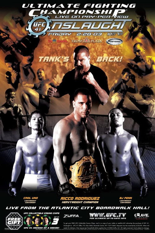 UFC 41: Onslaught постер