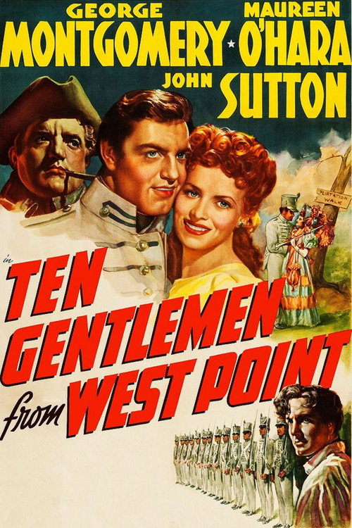 Ten Gentlemen from West Point постер