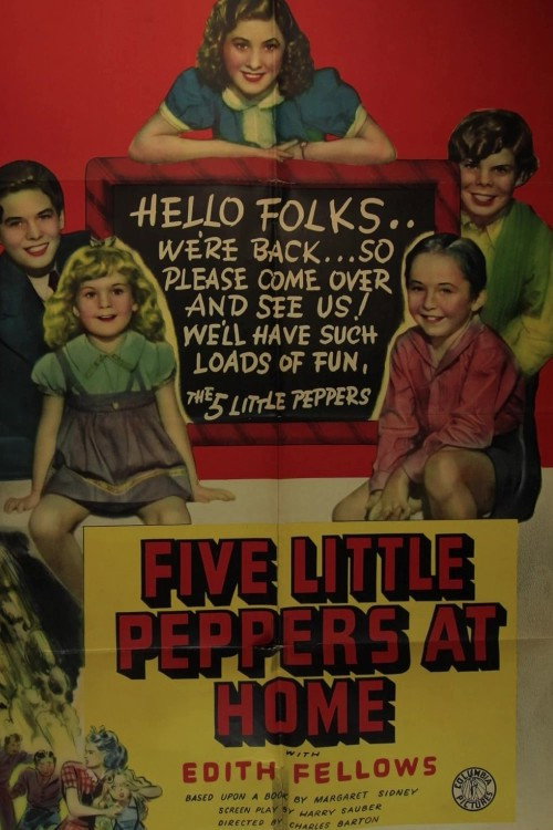 Five Little Peppers at Home постер