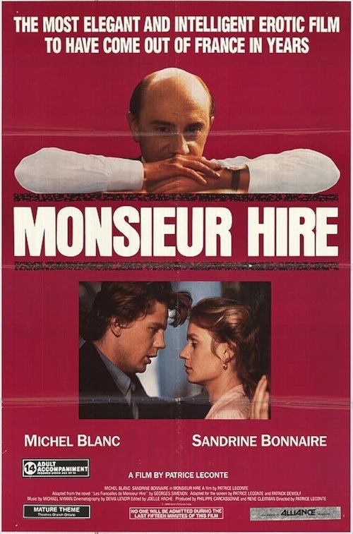 Monsieur Hire постер