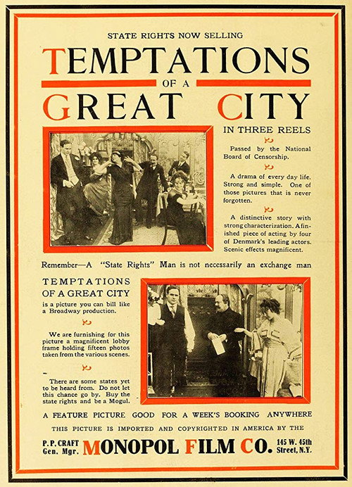 Temptations of a Great City постер