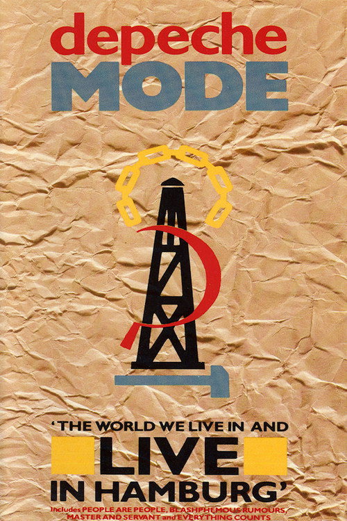 Depeche Mode: The World We Live in and Live in Hamburg постер