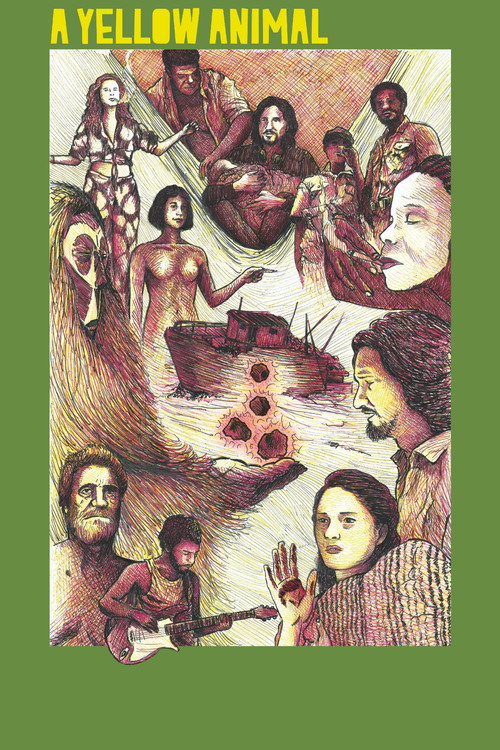 Жёлтый зверь постер