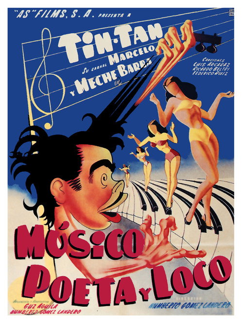 Músico, poeta y loco постер