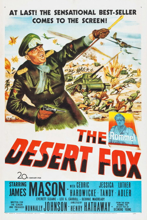 The Desert Fox: The Story of Rommel постер