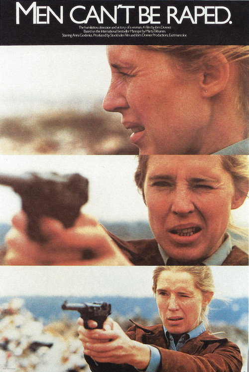 Män kan inte våldtas постер