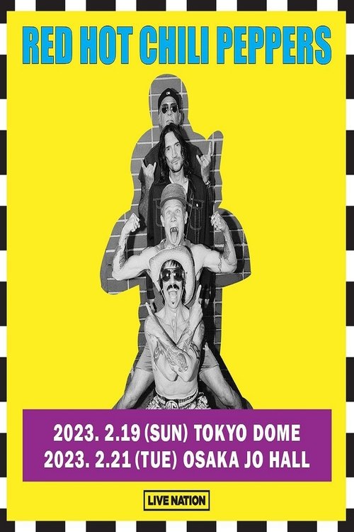 Red Hot Chili Peppers - Live at Tokyo Dome постер
