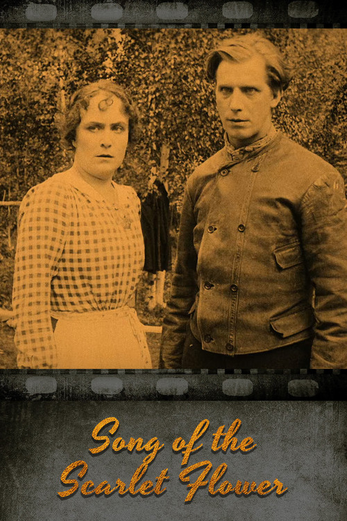 Sången om den eldröda blomman постер