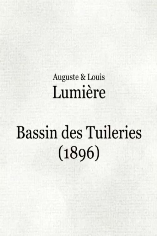 Bassin des Tuileries постер