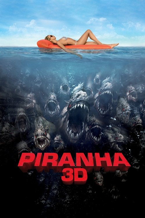 Piranha 3D постер