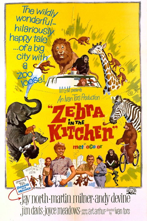 Zebra in the Kitchen постер