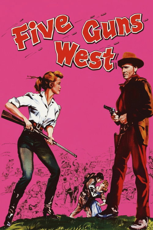 Five Guns West постер