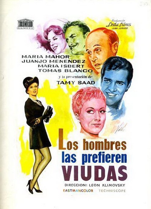 Los hombres las prefieren viudas постер