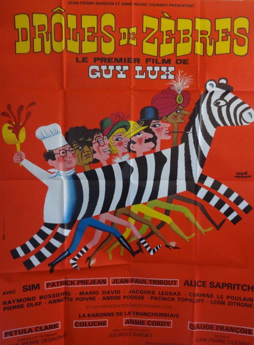 Drôles de zèbres постер