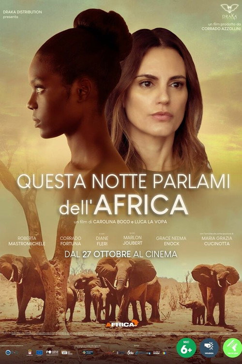 Questa notte parlami dell'Africa постер