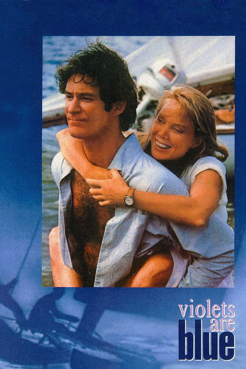 Фиалки синие постер