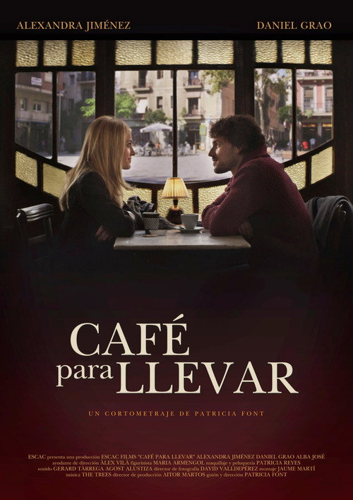 Café para llevar постер