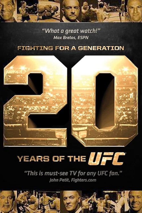 Fighting for a Generation: 20 Years of the UFC постер