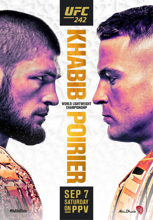 UFC 242: Khabib vs. Poirier постер