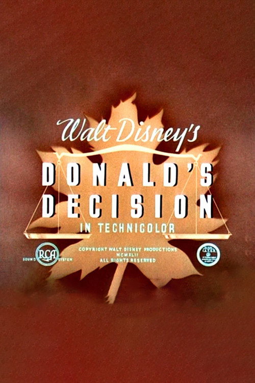 Donald's Decision постер