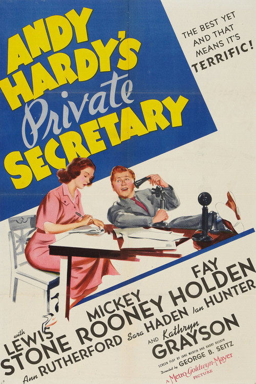 Andy Hardy's Private Secretary постер