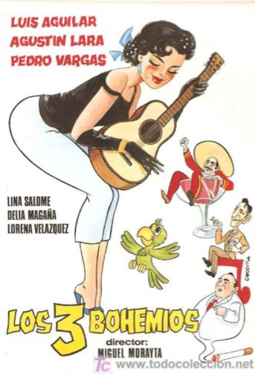 Los tres bohemios постер