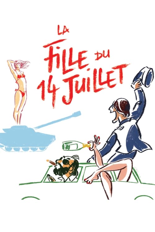 La Fille du 14 juillet постер