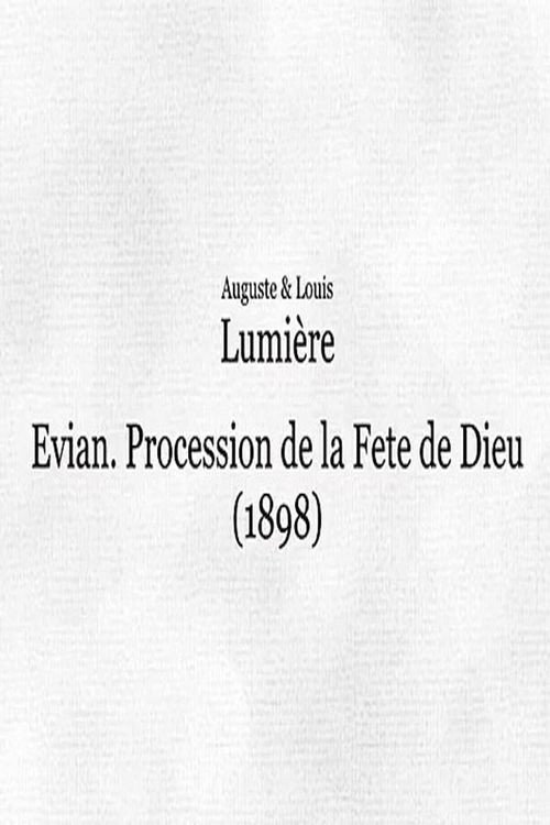 Evian: Procession de la Fête-Dieu I постер