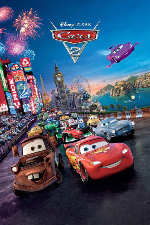 Cars 2 постер