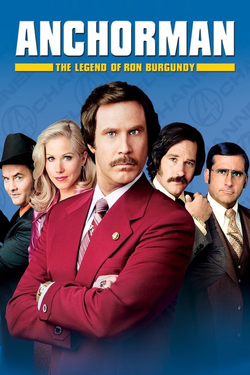 Anchorman: The Legend of Ron Burgundy постер