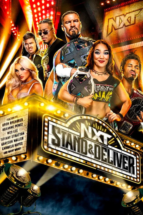 WWE NXT Stand & Deliver 2023 постер