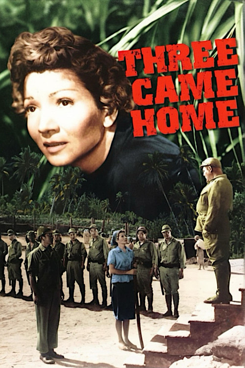 Three Came Home постер