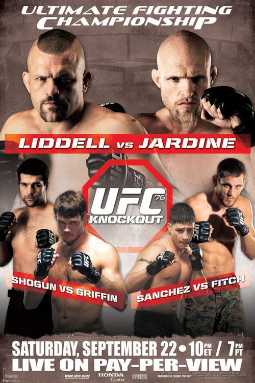 UFC 76: Knockout постер