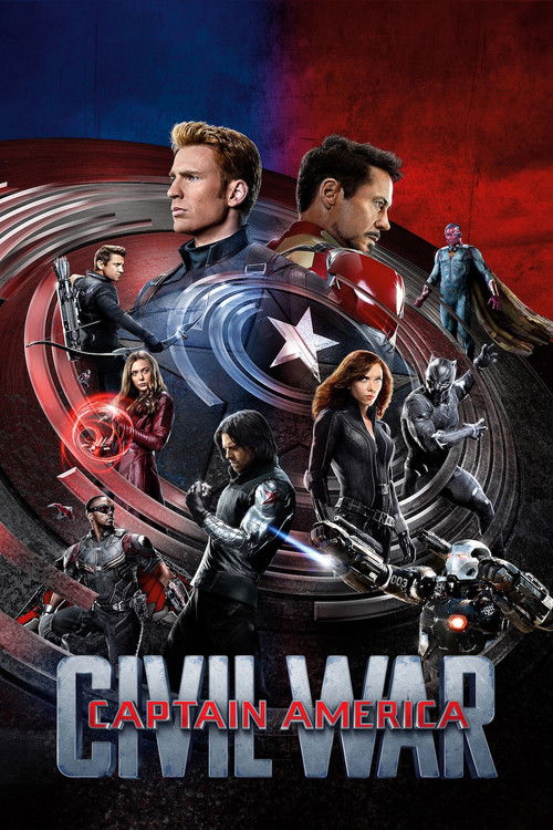 Captain America: Civil War постер