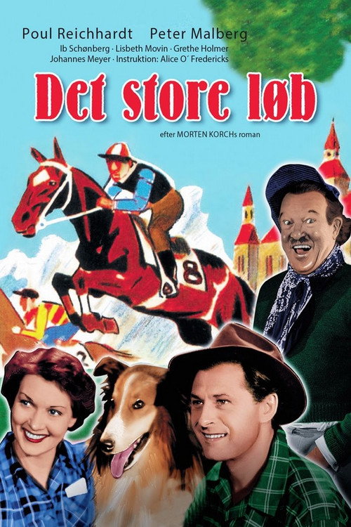 Det store løb постер