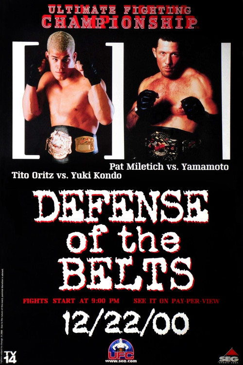UFC 29: Defense of the Belts постер