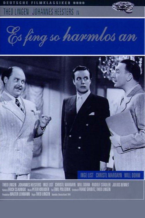 Es fing so harmlos an постер