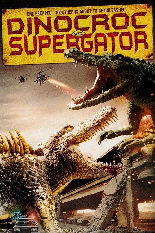 Dinocroc vs. Supergator постер